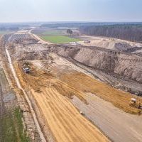 Budowa drogi S1 - okolice Bijasowic i Zarzyny - 31 marca 2025 (1)