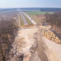Budowa drogi S1 - okolice Bijasowic i Zarzyny - 31 marca 2025 (3)