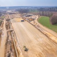 Budowa drogi S1 - okolice Bijasowic i Zarzyny - 31 marca 2025 (2)