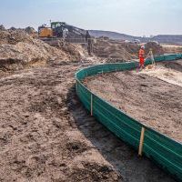 Budowa drogi S1 - okolice Bijasowic i Zarzyny - 31 marca 2025 (zdjęcia z poziomu ziemi) (8)