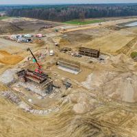 Budowa drogi S1 - okolice Bijasowic i Zarzyny - 8 kwietnia 2025 (1)