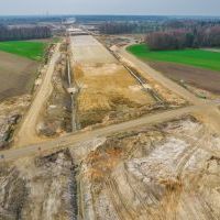 Budowa drogi S1 - okolice Bijasowic i Zarzyny - 8 kwietnia 2025 (3)