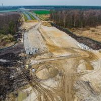 Budowa drogi S1 - okolice Bijasowic i Zarzyny - 8 kwietnia 2025 (10)