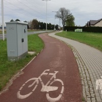 Trasa przebiegu drogi rowerowej Tychy-Bieruń (3)