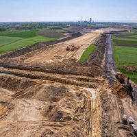 Budowa drogi S1 - Kosztowy - Bieruń (ul. Warszawska) 25 kwietnia 2025 (4)