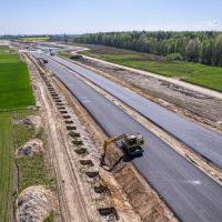 Budowa drogi S1 - okolice Bijasowic i Zarzyny - 25 kwietnia 2025 (1)