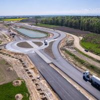 Budowa drogi S1 - okolice Bijasowic i Zarzyny - 25 kwietnia 2025 (3)