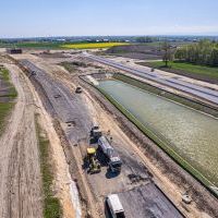 Budowa drogi S1 - okolice Bijasowic i Zarzyny - 25 kwietnia 2025 (5)