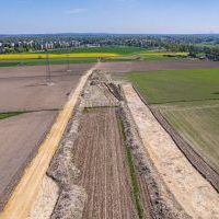 Budowa drogi S1 - okolice Bijasowic i Zarzyny - 25 kwietnia 2025 (13)