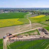 Budowa drogi S1 - okolice Bijasowic i Zarzyny - 25 kwietnia 2025 (14)