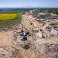 Budowa drogi S1 - okolice Bijasowic i Zarzyny - 25 kwietnia 2025 (16)