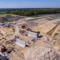 Budowa drogi S1 - okolice Bijasowic i Zarzyny - 25 kwietnia 2025 (1)