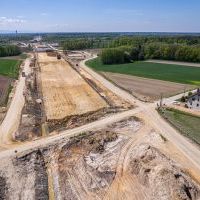Budowa drogi S1 - okolice Bijasowic i Zarzyny - 25 kwietnia 2025 (6)