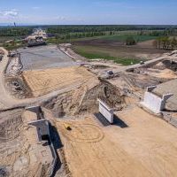 Budowa drogi S1 - okolice Bijasowic i Zarzyny - 25 kwietnia 2025 (9)