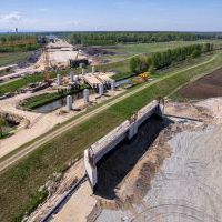 Budowa drogi S1 - okolice Bijasowic i Zarzyny - 25 kwietnia 2025 (11)