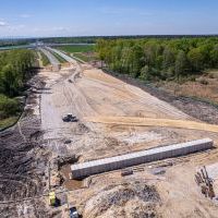 Budowa drogi S1 - okolice Bijasowic i Zarzyny - 25 kwietnia 2025 (12)