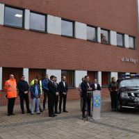 Wizyta wiceministra infrastruktury Przemysława Koperskiego w Bieruniu (2)