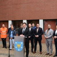 Wizyta wiceministra infrastruktury Przemysława Koperskiego w Bieruniu (5)