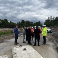 Wizyta wiceministra infrastruktury Przemysława Koperskiego w Bieruniu (6)