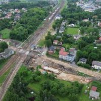 Budowa tunelu pod torami kolejowymi na ulicy Wawelskiej - 5 czerwca 2025 (5)