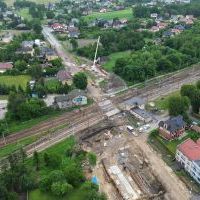Budowa tunelu pod torami kolejowymi na ulicy Wawelskiej - 5 czerwca 2025 (6)
