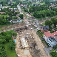 Budowa tunelu pod torami kolejowymi na ulicy Wawelskiej - 5 czerwca 2025 (7)
