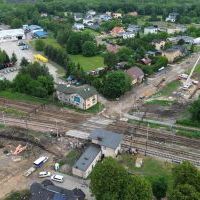 Budowa tunelu pod torami kolejowymi na ulicy Wawelskiej - 5 czerwca 2025 (12)