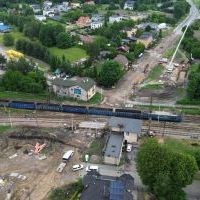 Budowa tunelu pod torami kolejowymi na ulicy Wawelskiej - 5 czerwca 2025 (4)