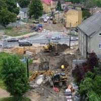 Budowa tunelu pod torami kolejowymi na ulicy Wawelskiej - 5 czerwca 2025 (1)