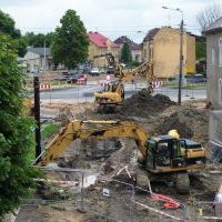 Budowa tunelu pod torami kolejowymi na ulicy Wawelskiej - 5 czerwca 2025 (3)