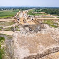 Budowa drogi S1 - Okolice Bijasowic i Zarzyny - 4 czerwca 2025 (3)