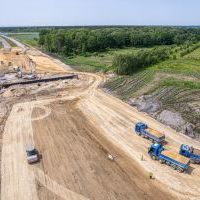 Budowa drogi S1 - Okolice Bijasowic i Zarzyny - 4 czerwca 2025 (3)