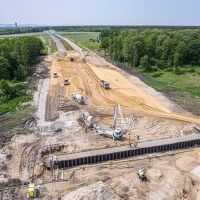 Budowa drogi S1 - Okolice Bijasowic i Zarzyny - 4 czerwca 2025 (4)