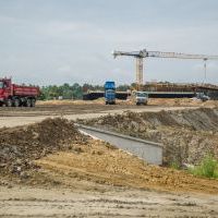 Budowa drogi S1 - Okolice Bijasowic i Zarzyny (z poziomu ziemi) - 8 lipca 2025 (5)