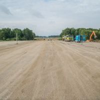 Budowa drogi S1 - Okolice Bijasowic i Zarzyny (z poziomu ziemi) - 8 lipca 2025 (1)