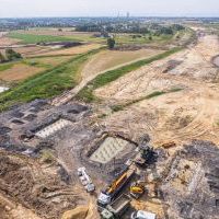Budowa drogi S1 - Kosztowy - Bieruń (ul. Warszawska) 16 lipca 2025 (6)