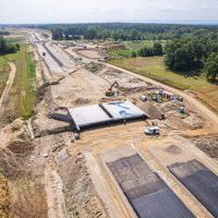 Budowa drogi S1 - Okolice Bijasowic i Zarzyny (z lotu ptaka) - 17 lipca 2025 (8)