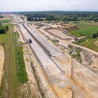 Budowa drogi S1 - Okolice Bijasowic i Zarzyny (z lotu ptaka) - 17 lipca 2025 (9)