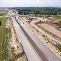Budowa drogi S1 - Okolice Bijasowic i Zarzyny (z lotu ptaka) - 17 lipca 2025 (10)