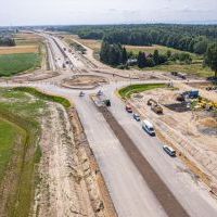 Budowa drogi S1 - Okolice Bijasowic i Zarzyny (z lotu ptaka) - 17 lipca 2025 (11)
