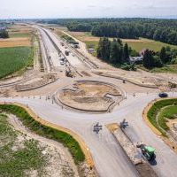Budowa drogi S1 - Okolice Bijasowic i Zarzyny (z lotu ptaka) - 17 lipca 2025 (12)