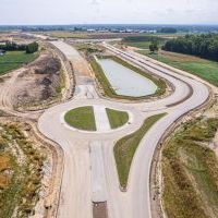 Budowa drogi S1 - Okolice Bijasowic i Zarzyny (z lotu ptaka) - 17 lipca 2025 (18)