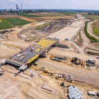 Budowa drogi S1 - Okolice Bijasowic i Zarzyny (z lotu ptaka) - 17 lipca 2025 (5)