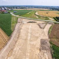 Budowa drogi S1 - Okolice Bijasowic i Zarzyny (z lotu ptaka) - 17 lipca 2025 (9)