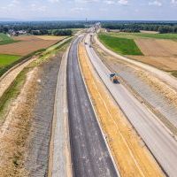 Budowa drogi S1 - Okolice Bijasowic i Zarzyny (z lotu ptaka) - 17 lipca 2025 (13)