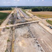 Budowa drogi S1 - Okolice Bijasowic i Zarzyny (z lotu ptaka) - 17 lipca 2025 (16)