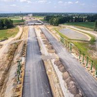 Budowa drogi S1 - Okolice Bijasowic i Zarzyny (z lotu ptaka) - 17 lipca 2025 (17)