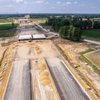 Budowa drogi S1 - Okolice Bijasowic i Zarzyny (z lotu ptaka) - 17 lipca 2025 (18)