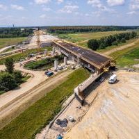 Budowa drogi S1 - Okolice Bijasowic i Zarzyny (z lotu ptaka) - 17 lipca 2025 (5)