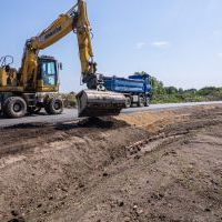 Budowa drogi S1 - Okolice Bijasowic i Zarzyny (z poziomu ziemi) - 17 lipca 2025 (2)